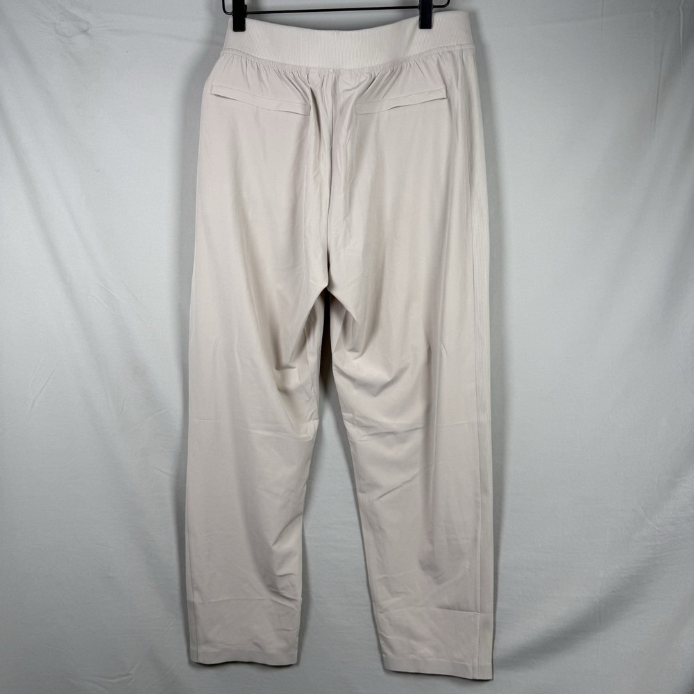 Athleta Brooklyn Ankle Pant Size 12 Light Beige Travel Commute Casual 198671-18 - Picture 2 of 5